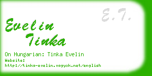 evelin tinka business card